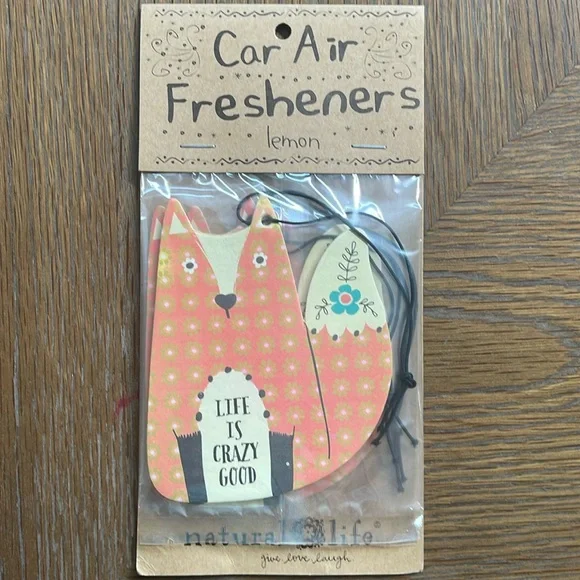Natural Life Car Air Fresheners (set of three) - brand new in package - Picture 1 of 4